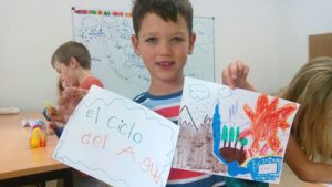Gallery. Kids learning Spanish in camp