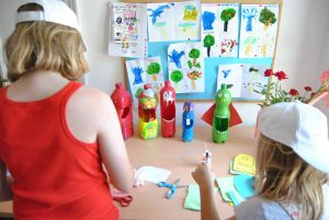 Kids 4 - 6 years. Glass decorating for kids