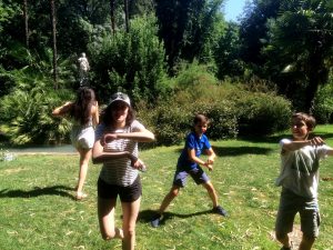 recreational activities during the spanish summer camp in Madrid